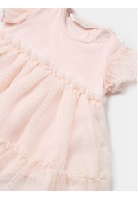 Mayoral Sukienka elegancka 1629 Różowy Regular Fit. Kolor: różowy. Materiał: bawełna. Styl: elegancki #6