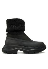 Karl Lagerfeld - KARL LAGERFELD Botki KL42964 Czarny. Kolor: czarny