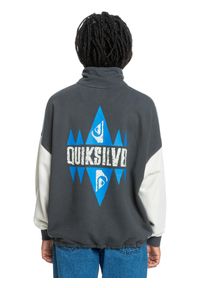 Quiksilver - Bluza dla Kobiety UNI Czarny. Typ kołnierza: kołnierzyk stójkowy. Kolor: czarny. Materiał: bawełna