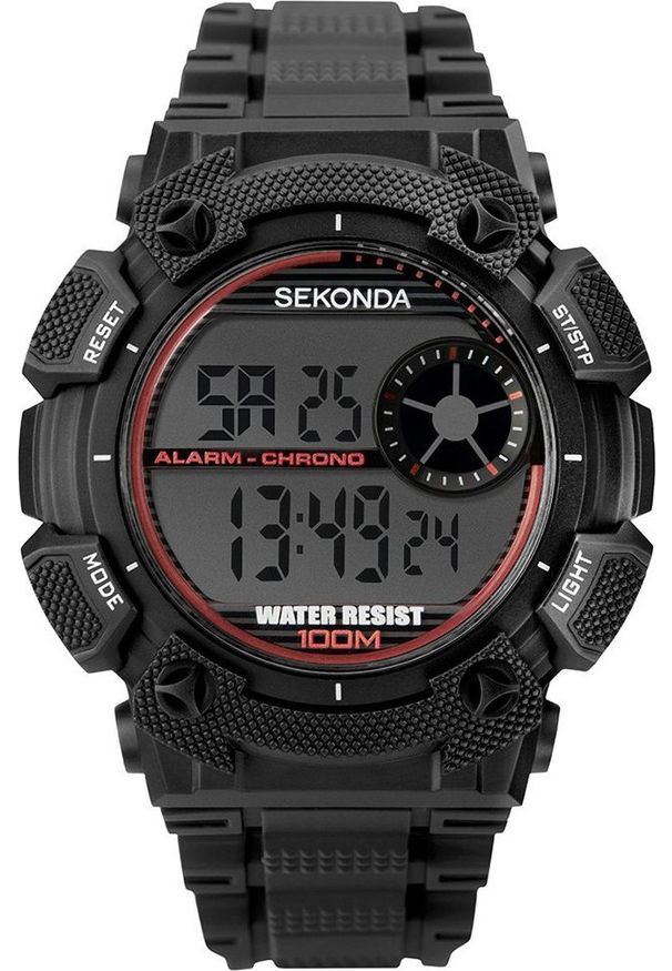 Zegarek Sekonda Zegarek męski Sekonda 1676 czarny. Kolor: czarny