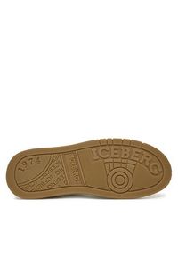 Iceberg Sneakersy IU17240C Écru. Materiał: skóra