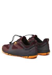 Jack Wolfskin Sneakersy Spirit Low M 4056611 Bordowy. Kolor: czerwony. Materiał: materiał