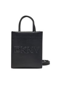 DKNY Torebka R44AZI34 Czarny. Kolor: czarny. Materiał: skórzane