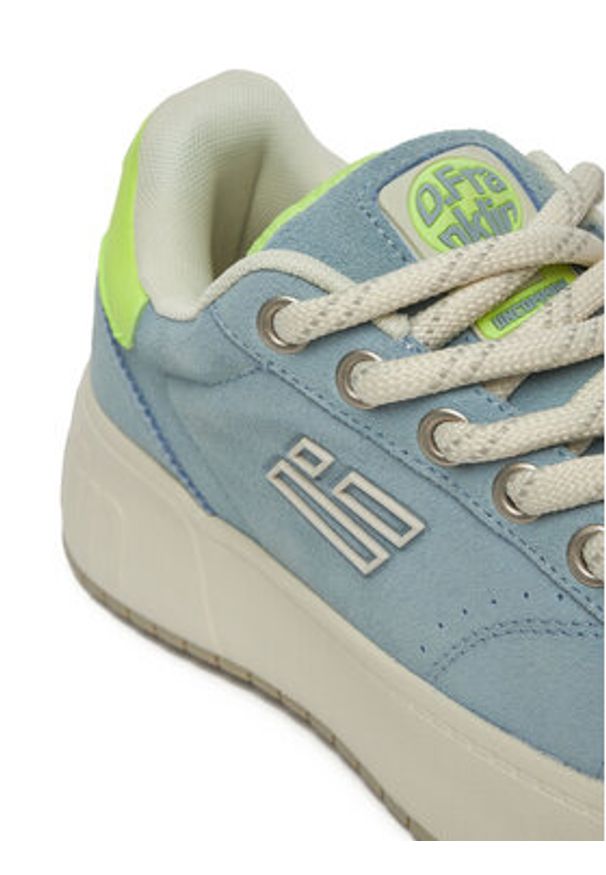 D.Franklin Sneakersy DFSH402001 Niebieski. Kolor: niebieski. Materiał: zamsz, skóra