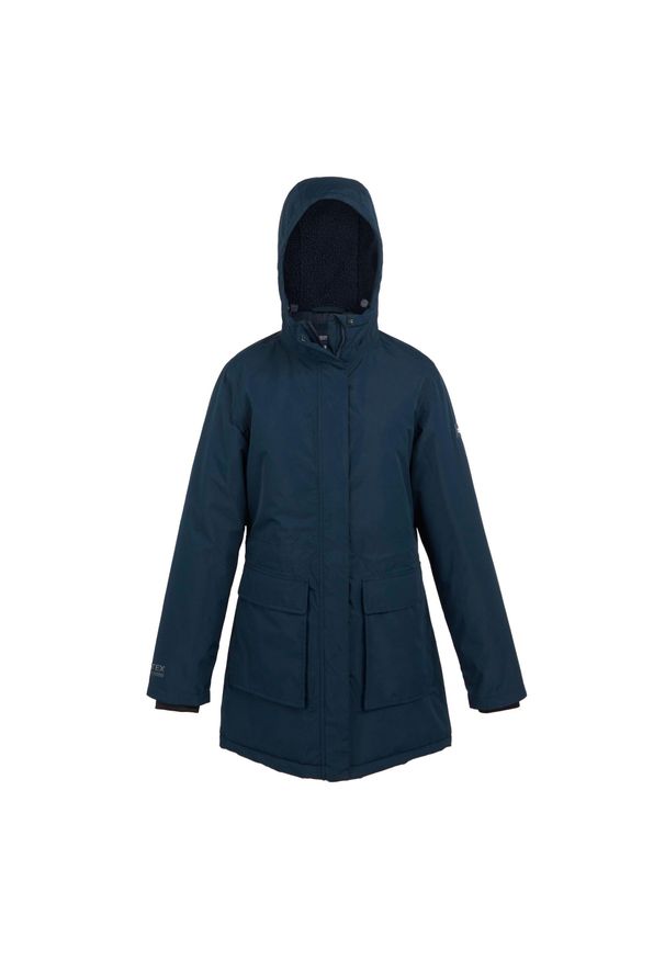 Regatta - Podgrzewana Kurtka Wodoodporna Damska Voltera. Kolor: niebieski. Sport: turystyka piesza