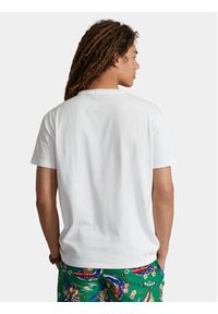 Polo Ralph Lauren T-Shirt 710854497032 Biały Regular Fit. Typ kołnierza: polo. Kolor: biały. Materiał: bawełna #2