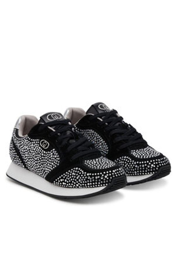 Liu Jo Sneakersy Vibe 03 BA5087 PX626 Czarny. Kolor: czarny. Materiał: zamsz, skóra