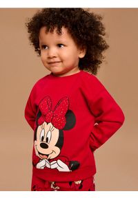 Sinsay - Bluza Minnie Mouse - czerwony. Kolor: czerwony. Wzór: motyw z bajki #1