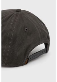 Superdry czapka bawełniana kolor szary z aplikacją. Kolor: szary. Materiał: bawełna. Wzór: aplikacja #4