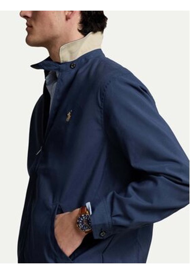 Polo Ralph Lauren Kurtka przejściowa 710548506001 Granatowy Regular Fit. Typ kołnierza: polo. Kolor: niebieski. Materiał: syntetyk