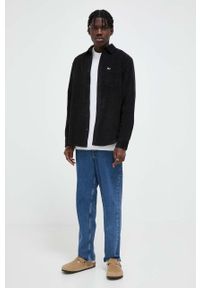 Tommy Jeans sweter bawełniany kolor szary. Kolor: szary. Materiał: bawełna. Wzór: aplikacja. Styl: klasyczny #2