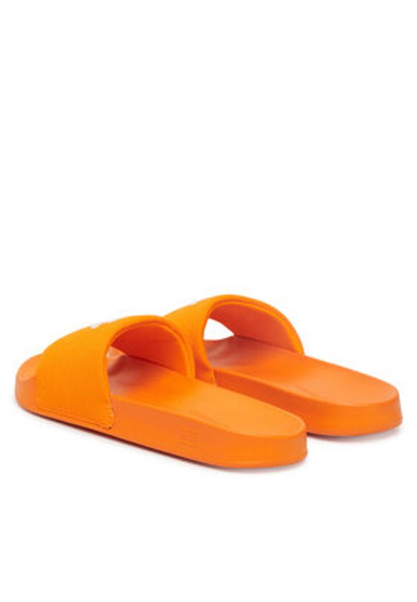 TOMMY HILFIGER - Tommy Hilfiger Klapki Th Script Pool Slide FW0FW09286 Pomarańczowy. Kolor: pomarańczowy. Materiał: materiał