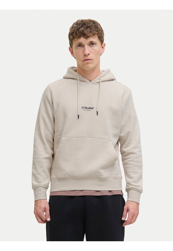 Jack & Jones Bluza Soho 12278789 Beżowy Relaxed Fit. Kolor: beżowy. Materiał: bawełna