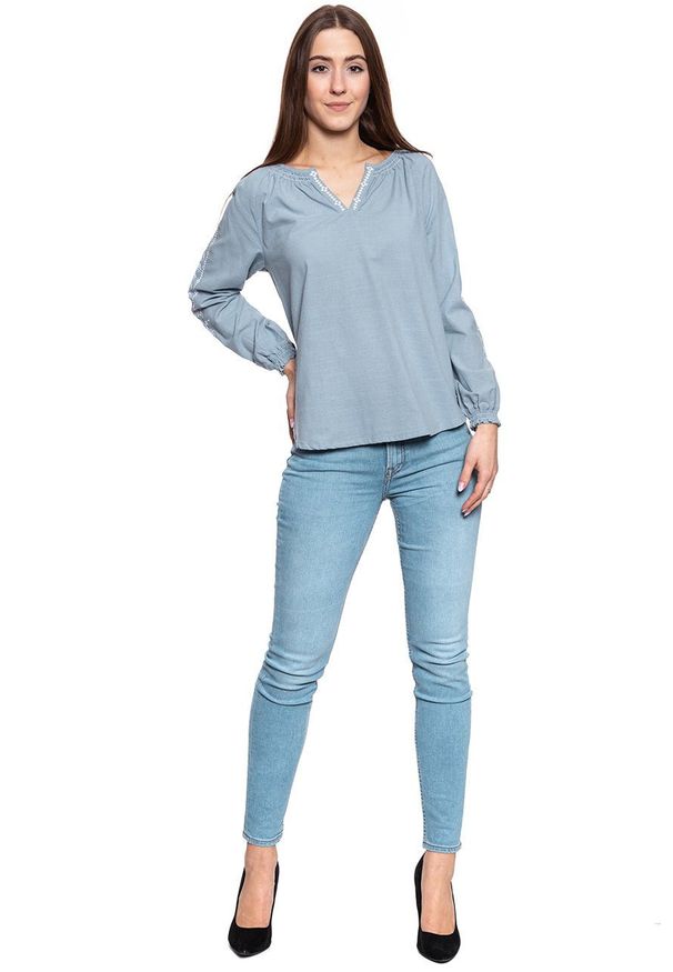 Mustang - DAMSKA BLUZKA MUSTANG Edda V Embroidery 1008923 5084