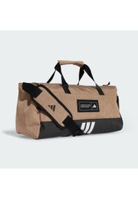 Adidas - Torba 4ATHLTS Duffel Small. Kolor: brązowy, wielokolorowy, beżowy, biały. Materiał: materiał