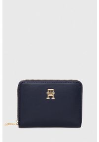 TOMMY HILFIGER - Tommy Hilfiger portfel damski kolor granatowy. Kolor: niebieski #1