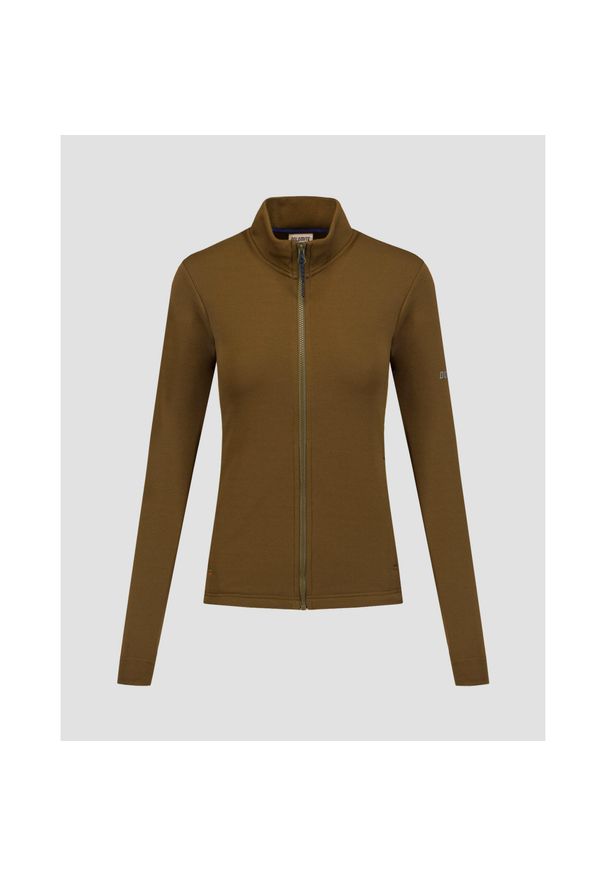 Bluza damska Dolomite Latemar Zip Fleece. Kolor: zielony