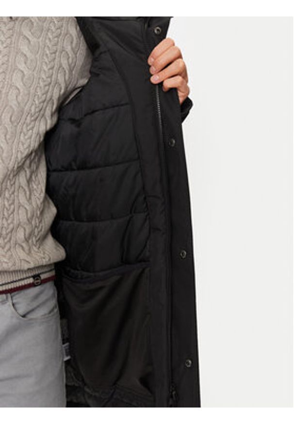 Didriksons Parka Danny 505802 Czarny Regular Fit. Kolor: czarny. Materiał: syntetyk