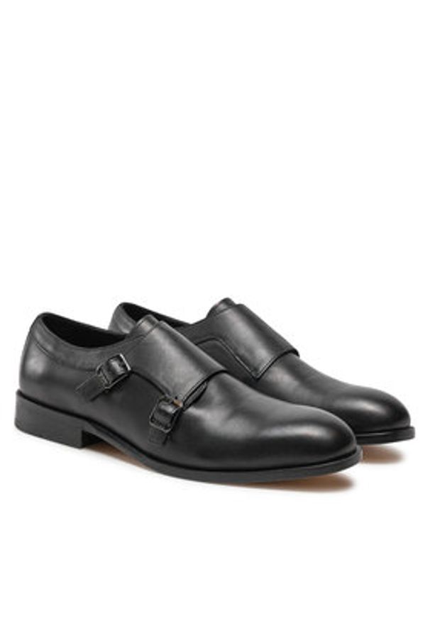 BOSS - Boss Półbuty Limber 50536161 Czarny. Kolor: czarny. Materiał: skóra