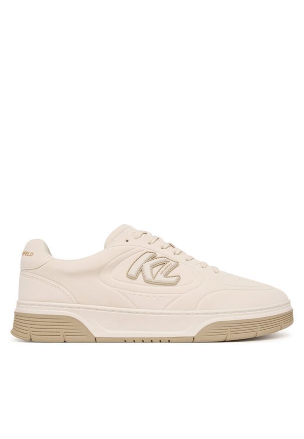 Karl Lagerfeld - Sneakersy KARL LAGERFELD. Kolor: kremowy