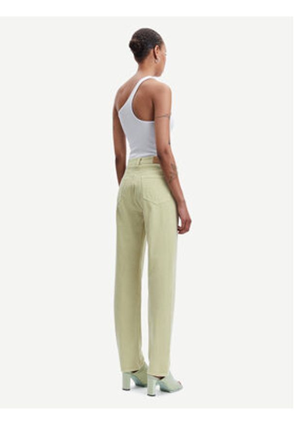 Samsoe & Samsoe - Samsøe Samsøe Bluzka Sophie F23100114 Biały Slim Fit. Kolor: biały. Materiał: bawełna
