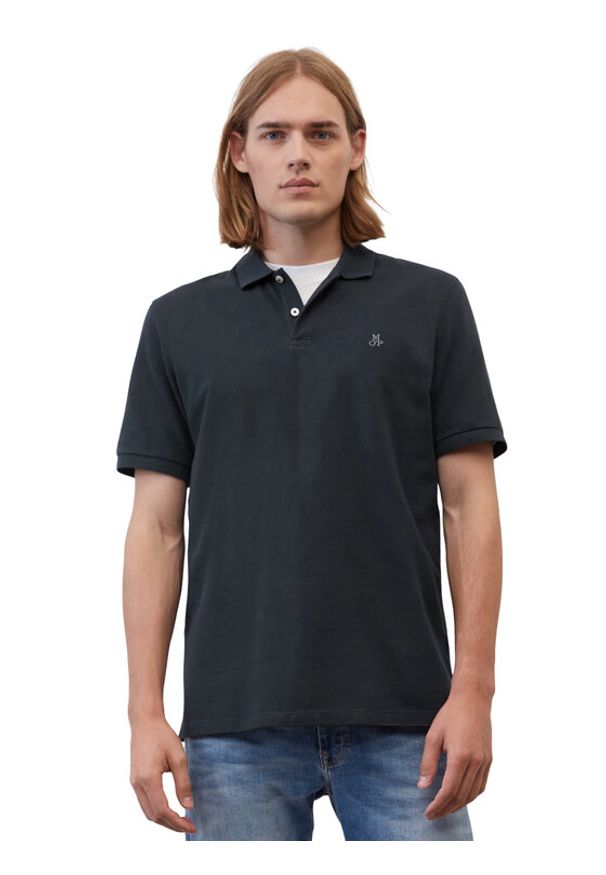 Marc O'Polo Polo B21223053092 Niebieski Regular Fit. Typ kołnierza: polo. Kolor: niebieski. Materiał: bawełna
