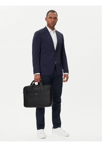 TOMMY HILFIGER - Tommy Hilfiger Torba na laptopa Essential Pu Computer Bag AM0AM09507 Czarny. Kolor: czarny. Materiał: skóra #1