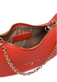 Patrizia Pepe Torebka 8B0309/L001-R877 Pomarańczowy. Kolor: pomarańczowy. Materiał: skórzane #3