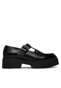 Hugo - HUGO Loafersy Kris 50551873 Czarny. Kolor: czarny. Materiał: skóra