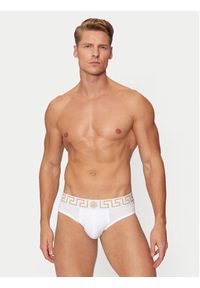 VERSACE - Versace Slipy AU10027 1A10011 Biały. Kolor: biały. Materiał: bawełna #5