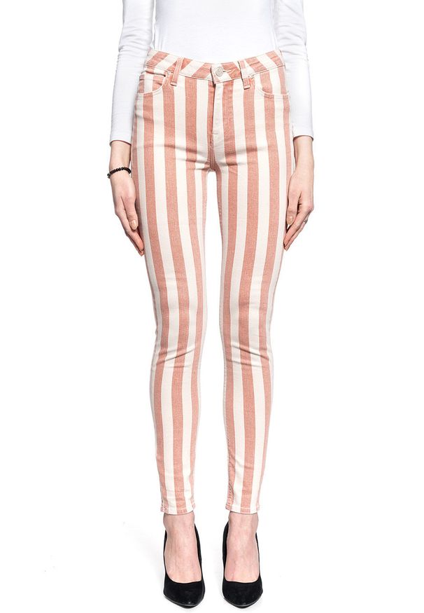 Lee - SPODNIE DAMSKIE LEE SKINNY HIGH WAIST TERACOTTA L626LIMG 112114249. Stan: podwyższony