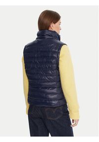 TOMMY HILFIGER - Tommy Hilfiger Bezrękawnik WW0WW47352 Granatowy Slim Fit. Kolor: niebieski. Materiał: syntetyk. Długość rękawa: bez rękawów #5