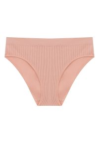 Intica - Tongi damskie bezszwowe z elastycznego materiału Virginija. Kolor: różowy. Materiał: materiał