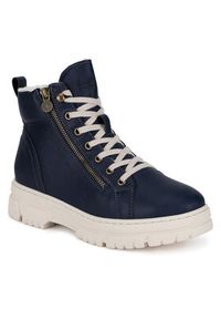 Go Soft Trzewiki WS6385-02 Granatowy. Kolor: niebieski. Materiał: materiał #2