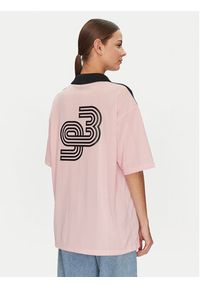 Hugo - HUGO T-Shirt 50537456 Różowy Relaxed Fit. Kolor: różowy. Materiał: syntetyk
