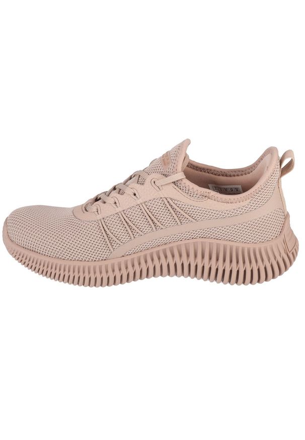 skechers - Buty sportowe Sneakersy damskie, Skechers Bobs Geo-New Aesthetics. Kolor: brązowy. Model: Skechers Sport. Sport: turystyka piesza