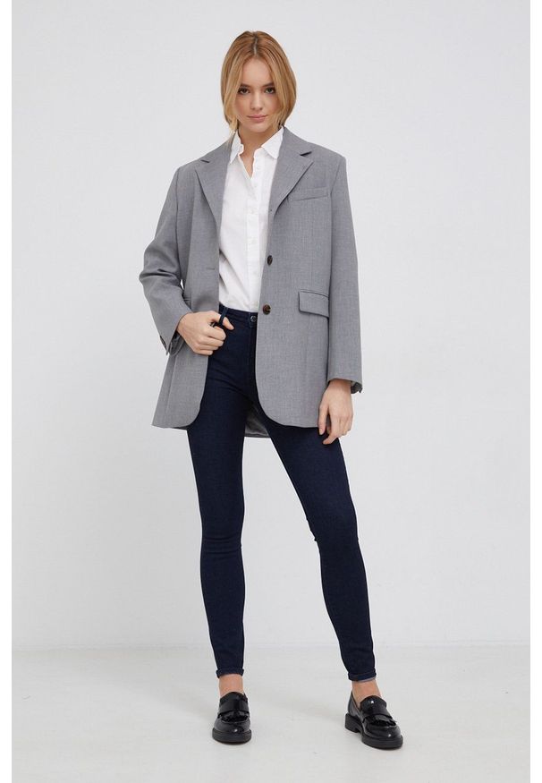 TOMMY HILFIGER - Tommy Hilfiger Jeansy Como damskie high waist. Stan: podwyższony. Kolor: niebieski