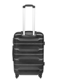 Ochnik - Komplet walizek na kółkach 19''/24''/28''. Kolor: czarny. Materiał: guma, poliester, materiał, kauczuk