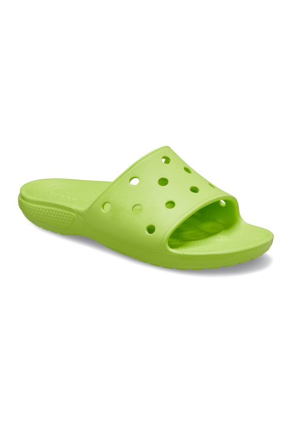 Klapki basenowe Crocs Classic Slide. Kolor: zielony