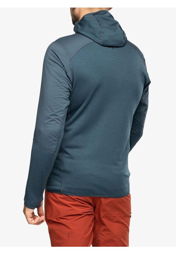 Bluza rozpinana męska Rab Ascendor Summit Hoody. Kolor: niebieski
