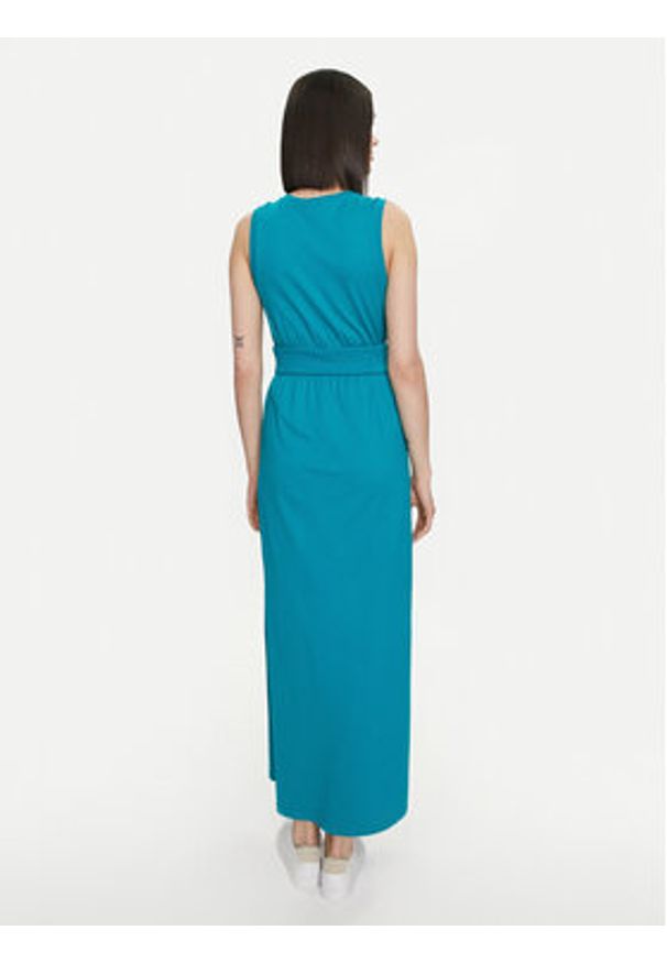 United Colors of Benetton - United Colors Of Benetton Sukienka letnia 3L3XDV01G Zielony Regular Fit. Kolor: zielony. Materiał: bawełna. Sezon: lato