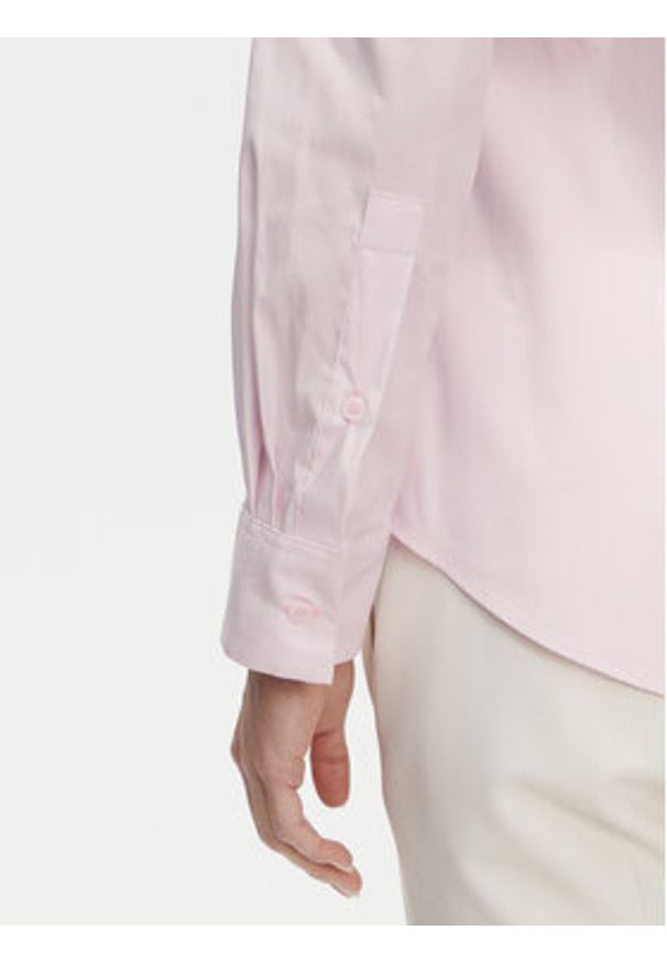 TOMMY HILFIGER - Tommy Hilfiger Koszula WW0WW44084 Różowy Regular Fit. Kolor: różowy. Materiał: bawełna