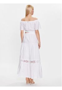 Liu Jo Sukienka letnia WA3081 T4853 Biały. Kolor: biały. Materiał: bawełna. Sezon: lato