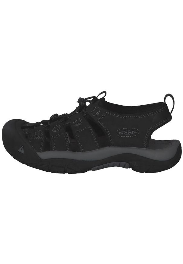 keen - Buty do chodzenia męskie Keen Sandały Męskie Newport Blacksteel Grey. Zapięcie: sznurówki. Kolor: wielokolorowy, szary, czarny. Materiał: skóra, materiał, syntetyk. Sport: turystyka piesza