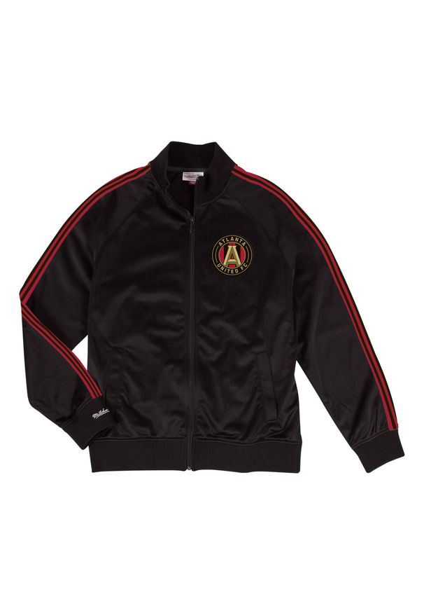 Mitchell & Ness - Kurtka z dresu Atlanta United FC. Kolor: czarny. Materiał: dresówka. Sport: fitness