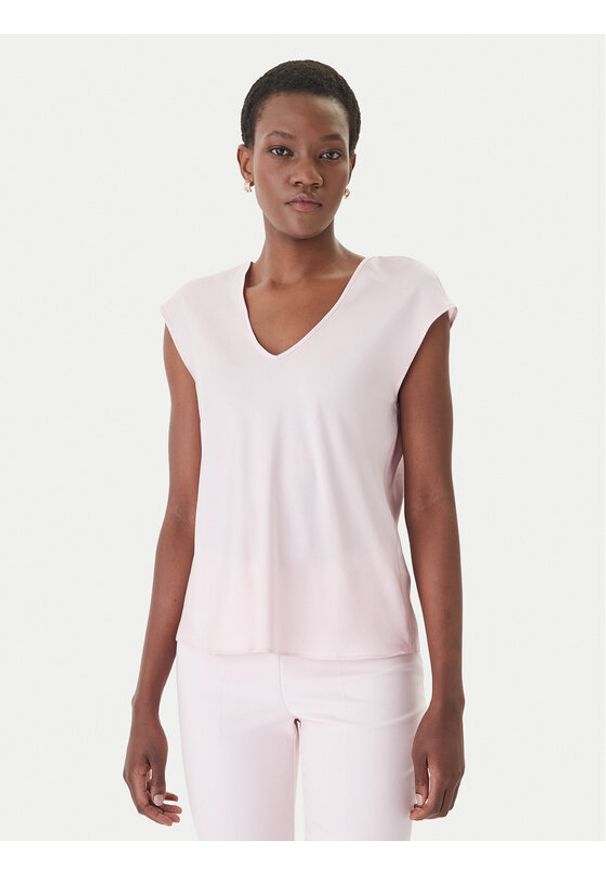 Rinascimento Bluzka CFC0127631003 Różowy Regular Fit. Kolor: różowy. Materiał: syntetyk