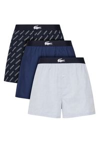Lacoste Komplet 3 par bokserek 7H2387 Granatowy. Kolor: niebieski. Materiał: bawełna #4