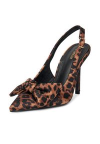 DeeZee Szpilki 6-605-1 Brązowy. Kolor: brązowy. Materiał: materiał. Obcas: na szpilce #7