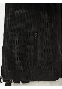 Serge Pariente Kurtka skórzana Leni Czarny Slim Fit. Kolor: czarny. Materiał: skóra #6