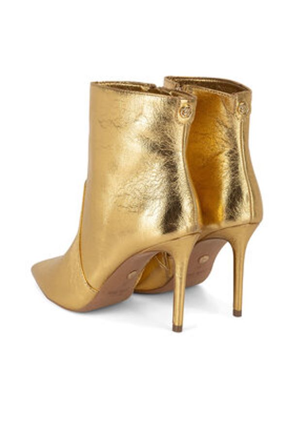 Nine West Botki BYCCC05 Złoty. Kolor: złoty. Materiał: materiał